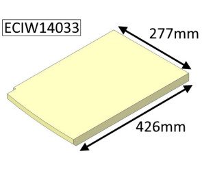 ECIW14033 Parkray Left Hand Base Brick  |  Aspect 14 Boiler (Non Eco)